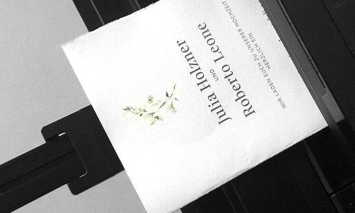 Büttenpapier selbst bedrucken - Tipps für Papierliebhaber